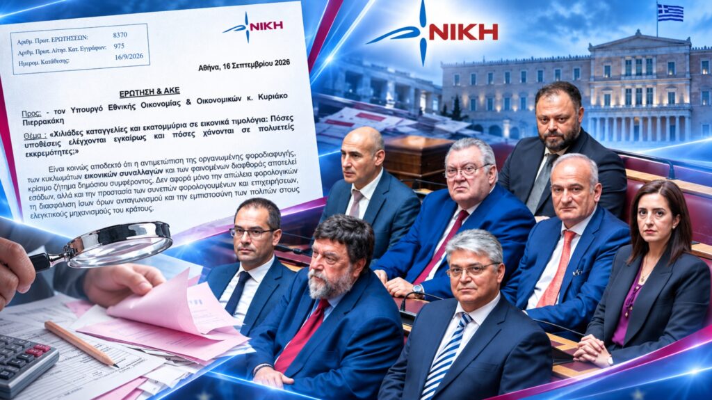 ΝΙΚΗ: Ερωτήματα για τον έλεγχο εικονικών συναλλαγών ύψους 718,1 εκατ. ευρώ