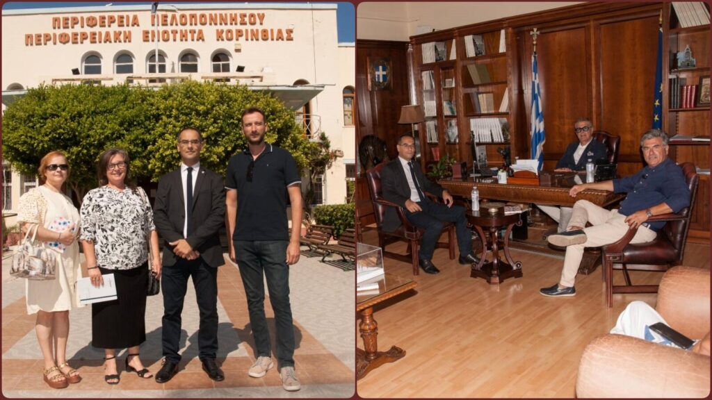 Συνάντηση του Γιώργου Ρούντα με τον αντιπεριφερειάρχη Κορινθίας