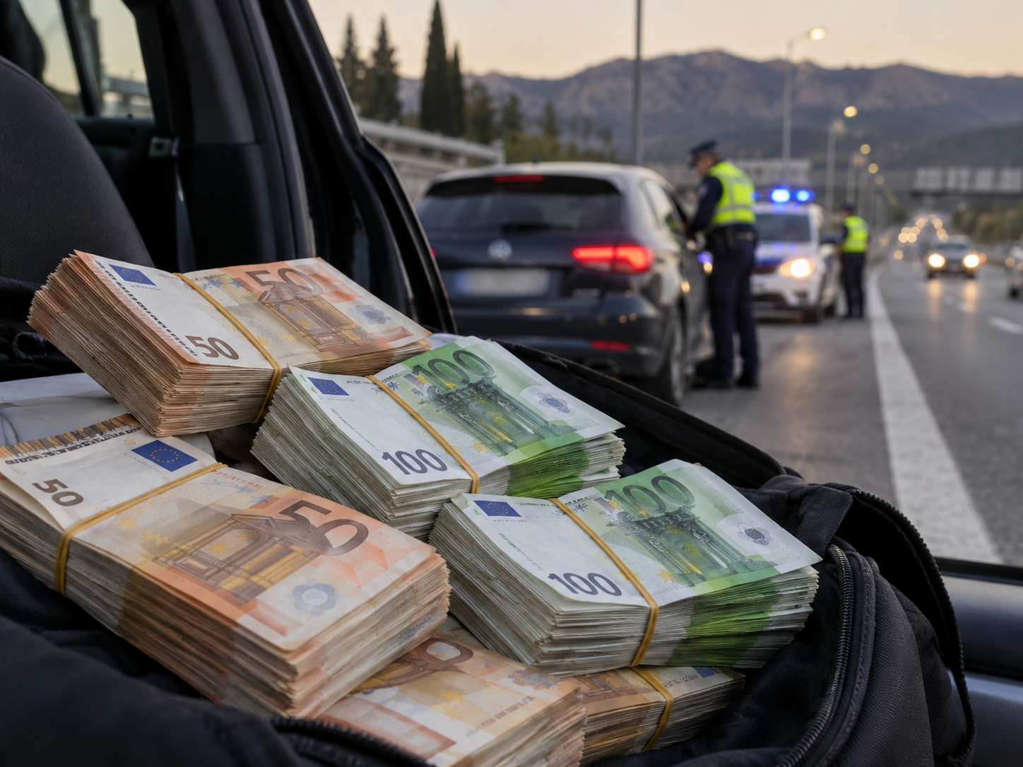 Ιόνια Οδός: Συνελήφθη με 11.000 ευρώ – Θα τα μετέφερε από τα Ιωάννινα στην Αθήνα