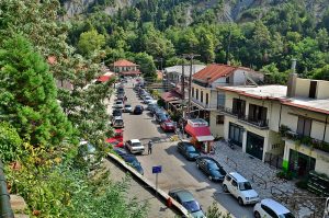 Κεντρική οδός στο Βουργαρέλι Άρτας, φωτογραφία αρχείου