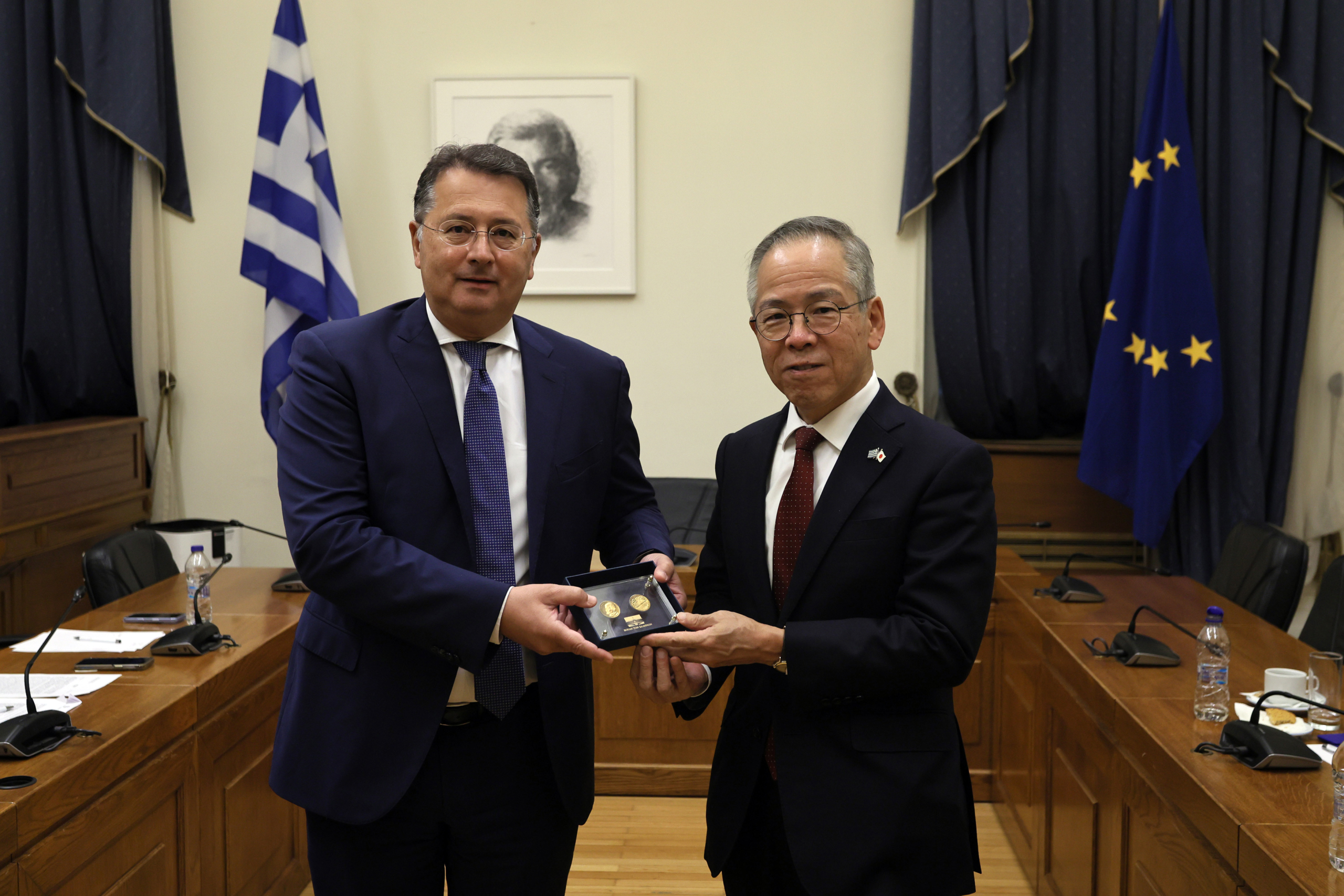 Γιώργος Στύλιος – Συνάντηση με τον απερχόμενο Πρέσβη της Ιαπωνίας